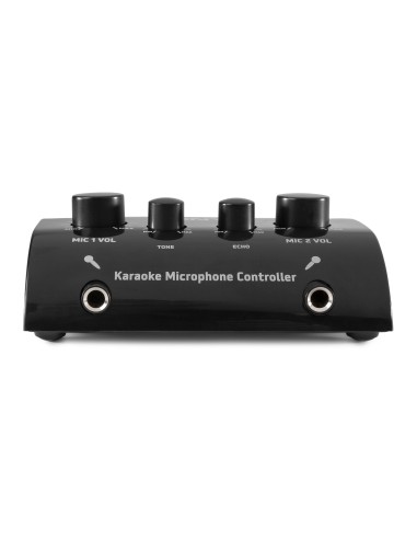 AV430B CONTROLADOR MICRÓFONOS KARAOKE NEGRO