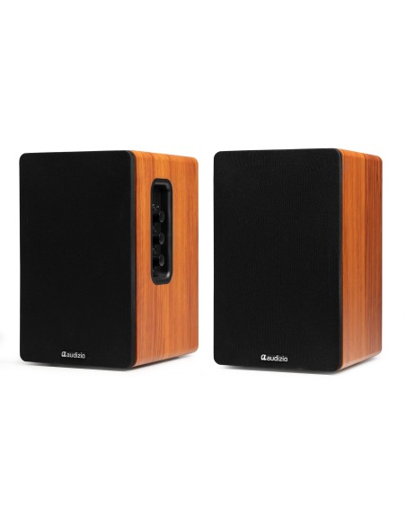 KS01 JUEGO DE ALTAVOCES DE ESTANTERÍA ACTIVOS 80W MADERA