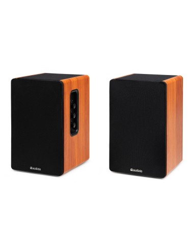 KS01 JUEGO DE ALTAVOCES DE ESTANTERÍA ACTIVOS 80W MADERA