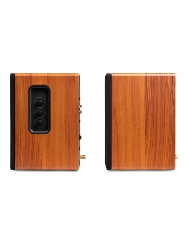 KS01 JUEGO DE ALTAVOCES DE ESTANTERÍA ACTIVOS 80W MADERA