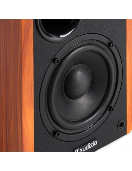 KS01 JUEGO DE ALTAVOCES DE ESTANTERÍA ACTIVOS 80W MADERA