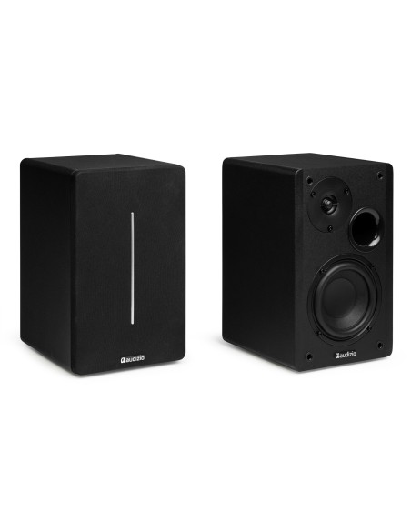 KS01B JUEGO DE ALTAVOCES DE ESTANTERÍA ACTIVA 120W BT NEGRO