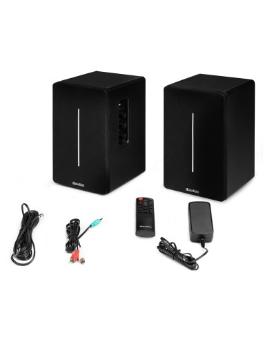 KS01B JUEGO DE ALTAVOCES DE ESTANTERÍA ACTIVA 120W BT NEGRO