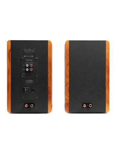KS01B JUEGO DE ALTAVOCES DE ESTANTERÍA ACTIVOS 120W BT MADERA