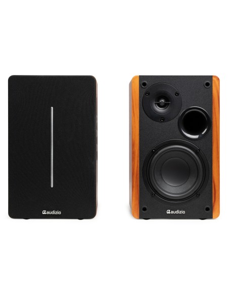 KS01B JUEGO DE ALTAVOCES DE ESTANTERÍA ACTIVOS 120W BT MADERA