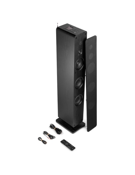 ARCO ALTAVOZ DE TORRE ACTIVA CON DAB NEGRO