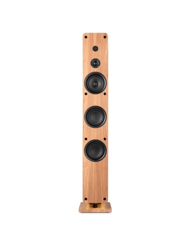 ARCO ALTAVOZ DE TORRE ACTIVA CON DAB MADERA CLARA