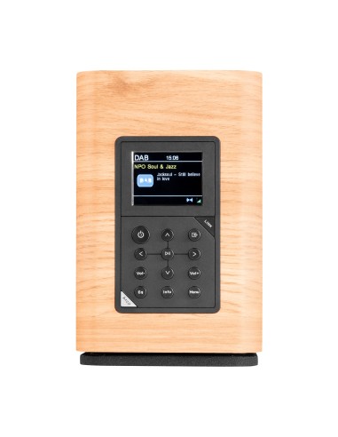 ARCO ALTAVOZ DE TORRE ACTIVA CON DAB MADERA CLARA