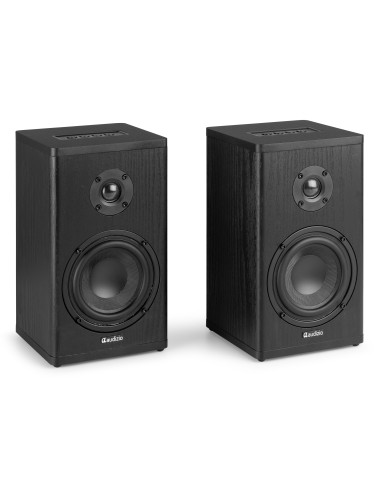 BS20 CONJUNTO DE ALTAVOCES ACTIVOS DE ESTANTERÍA CON BATERÍA, ANTRACITA