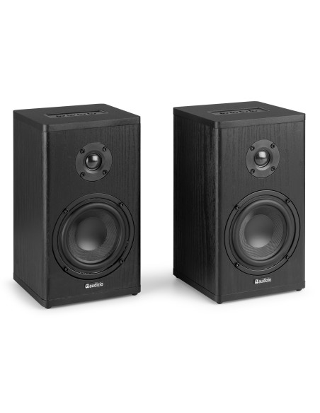 BS20 CONJUNTO DE ALTAVOCES ACTIVOS DE ESTANTERÍA CON BATERÍA, ANTRACITA