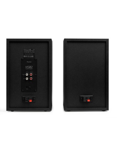 KS02 JUEGO DE ALTAVOCES DE ESTANTERÍA ACTIVOS 80W BT NEGRO