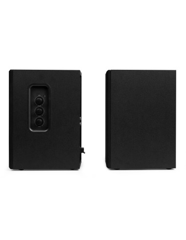 KS02 JUEGO DE ALTAVOCES DE ESTANTERÍA ACTIVOS 80W BT NEGRO