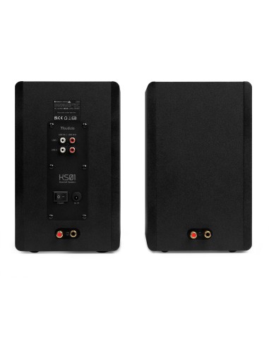 KS01 JUEGO DE ALTAVOCES DE ESTANTERÍA ACTIVOS 80W NEGRO