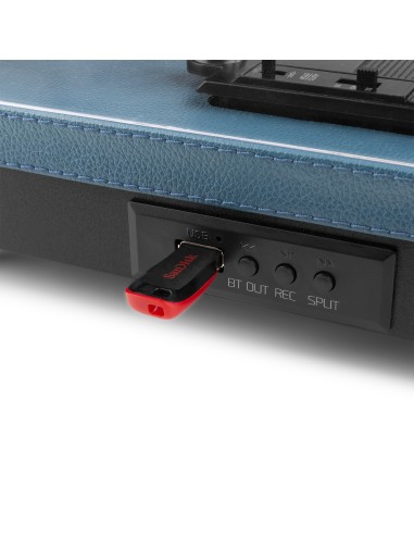 RP113D GIRADISCOS CON BT IN/OUT AZUL OSCURO