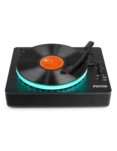 RP162LED GIRADISCOS CON BT IN/OUT NEGRO