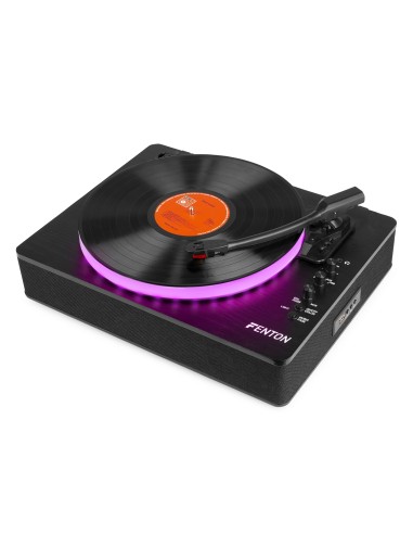 RP162LED GIRADISCOS CON BT IN/OUT NEGRO