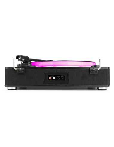 RP162LED GIRADISCOS CON BT IN/OUT NEGRO