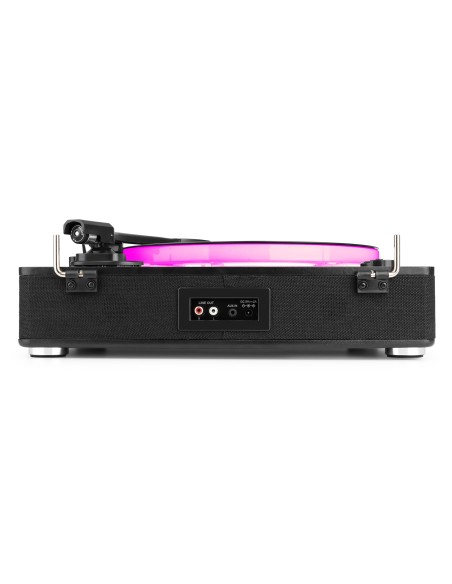 RP162LED GIRADISCOS CON BT IN/OUT NEGRO