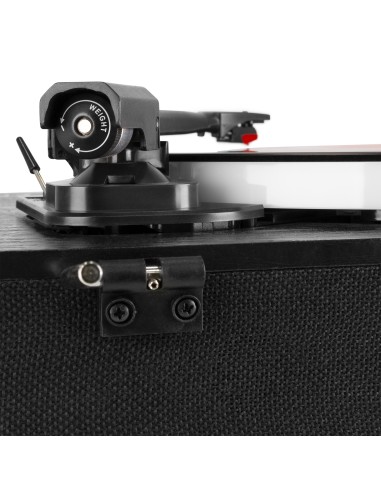 RP162LED GIRADISCOS CON BT IN/OUT NEGRO