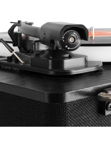 RP162LED GIRADISCOS CON BT IN/OUT NEGRO