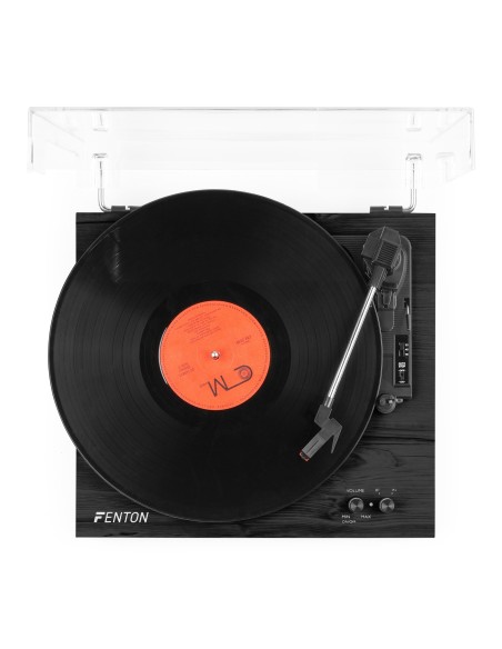 RP165B GIRADISCOS NEGRA GRIS