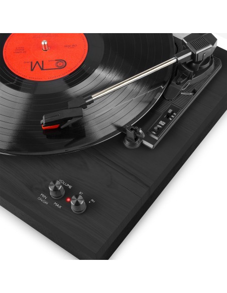 RP165B GIRADISCOS NEGRA GRIS