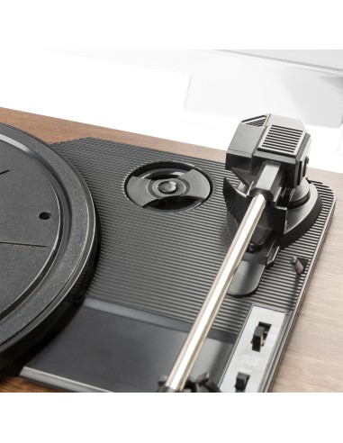 RP161 GIRADISCOS HQ BT MADERA CASTAÑO