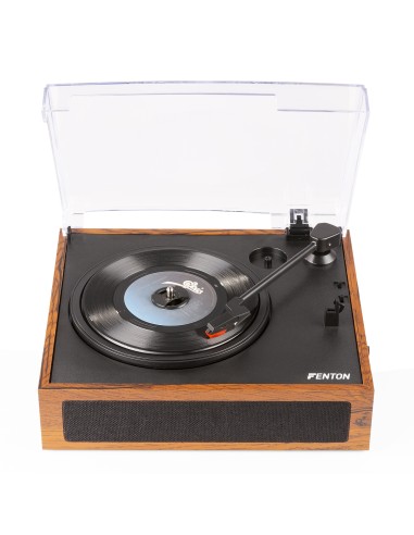 RP170L GIRADISCOS CON CAJA DE ALMACENAJE DE VINILOS MADERA