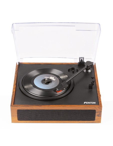 RP170L GIRADISCOS CON CAJA DE ALMACENAJE DE VINILOS MADERA