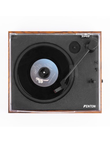 RP170L GIRADISCOS CON CAJA DE ALMACENAJE DE VINILOS MADERA