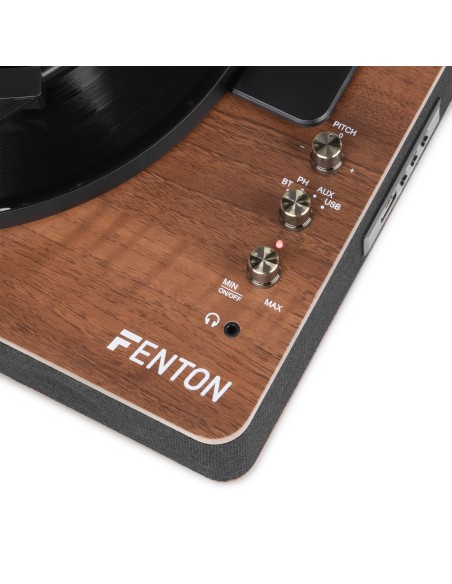 RP162 GIRADISCOS HQ BT MADERA DE NOGAL