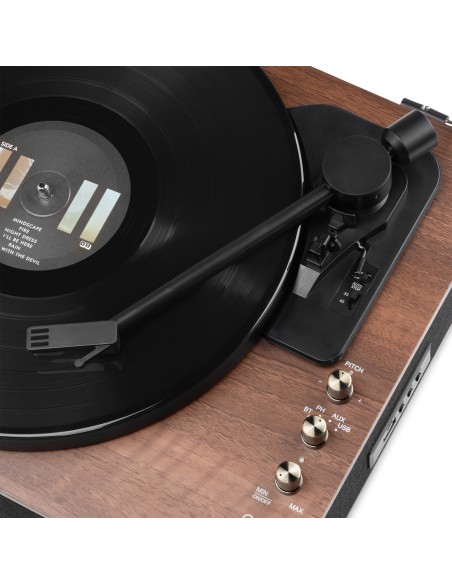 RP162 GIRADISCOS HQ BT MADERA DE NOGAL