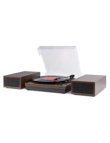 RP165D GIRADISCOS MADERA OSCURA