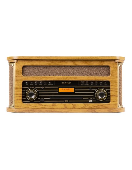 MEMPHIS GIRADISCOS VINTAGE MADERA CLARA