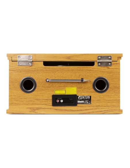 MEMPHIS GIRADISCOS VINTAGE MADERA CLARA