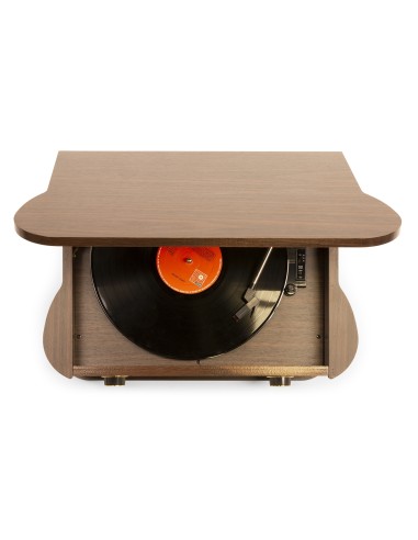 MEMPHIS GIRADISCOS VINTAGE MADERA OSCURA