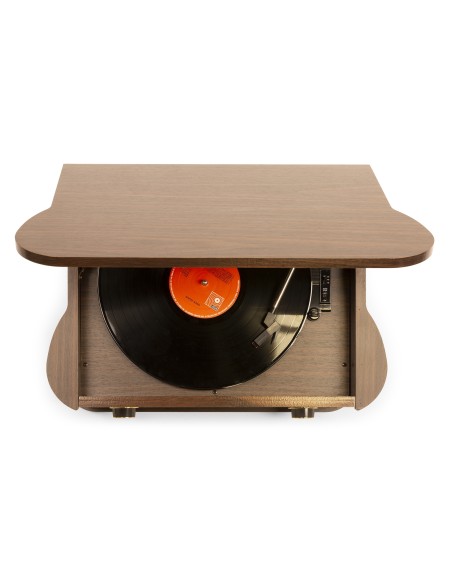 MEMPHIS GIRADISCOS VINTAGE MADERA OSCURA