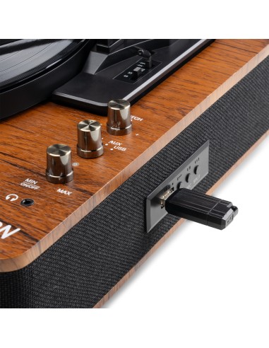 RP162D GIRADISCOS HQ BT MADERA OSCURA