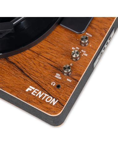 RP162D GIRADISCOS HQ BT MADERA OSCURA