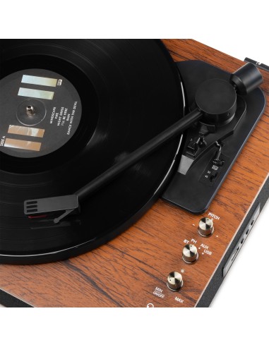 RP162D GIRADISCOS HQ BT MADERA OSCURA