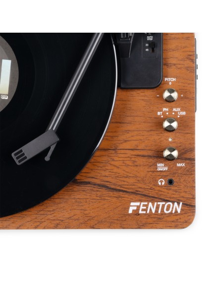 RP162D GIRADISCOS HQ BT MADERA OSCURA