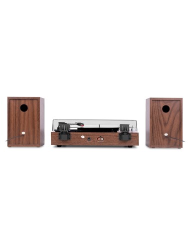 RP325W TOCADISCOS BT CON 2 ALTAVOCES MADERA