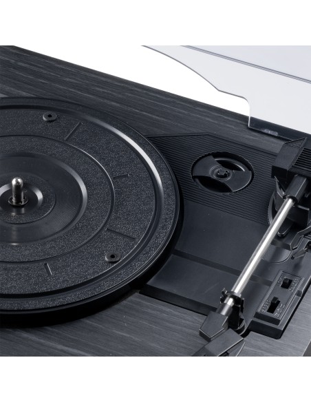 TOCADISCOS RENO RETRO NEGRO