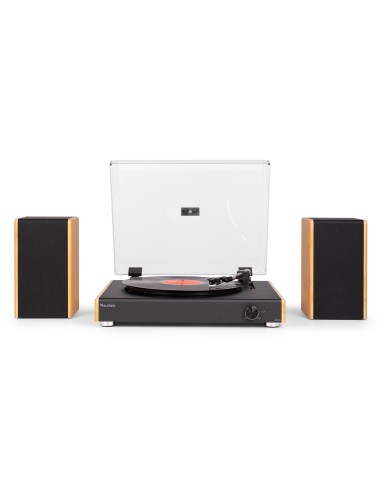 RP335BB TOCADISCOS VINTAGE CON ALTAVOCES BAMBÚ