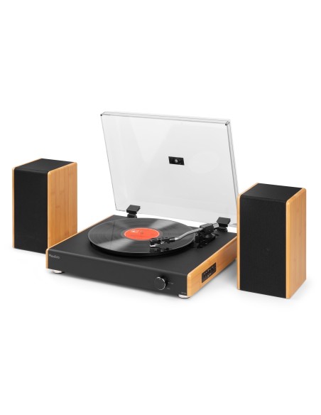 RP335BB TOCADISCOS VINTAGE CON ALTAVOCES BAMBÚ