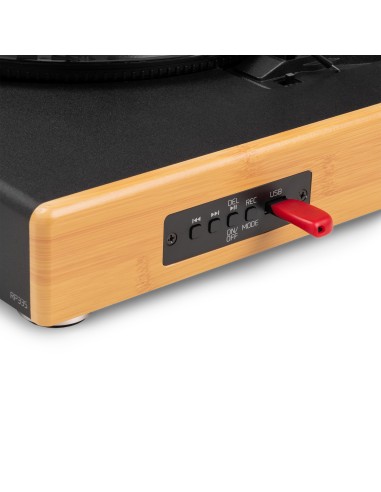 RP335BB TOCADISCOS VINTAGE CON ALTAVOCES BAMBÚ