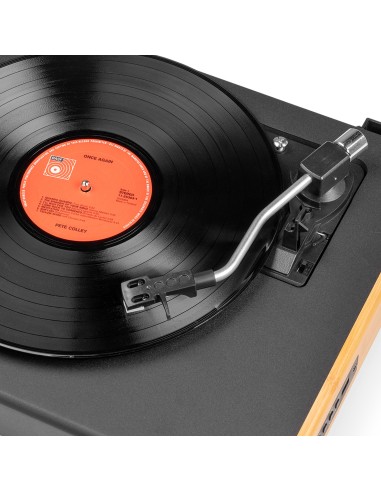 RP335BB TOCADISCOS VINTAGE CON ALTAVOCES BAMBÚ