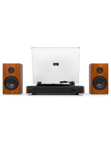 RP337W TOCADISCOS VINTAGE CON ALTAVOCES BT INALÁMBRICOS MADERA