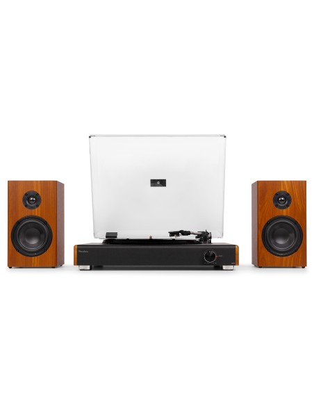 RP337W TOCADISCOS VINTAGE CON ALTAVOCES BT INALÁMBRICOS MADERA