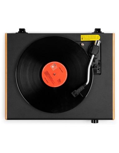 RP337BB TOCADISCOS VINTAGE CON ALTAVOCES BT INALÁMBRICOS BAMBÚ